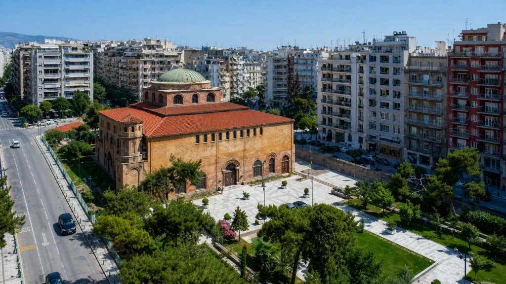 Hagia Sophia Square Thessaloniki